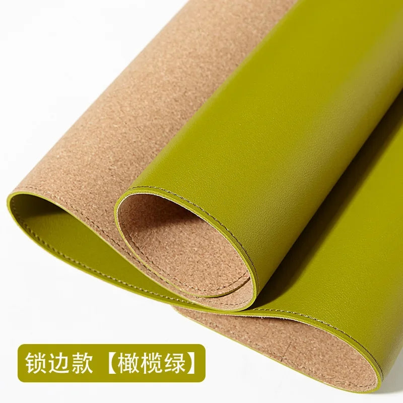 2025New office Mouse Pad 90x45/80x40/70X35/60X30cmComputer Waterproof Table Pad PU Leather Large Desk Mat Double-sided